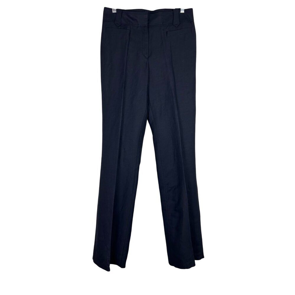 NWT Faconnable Navy Blue Womens Dress Pants Size 8 MRSP 225